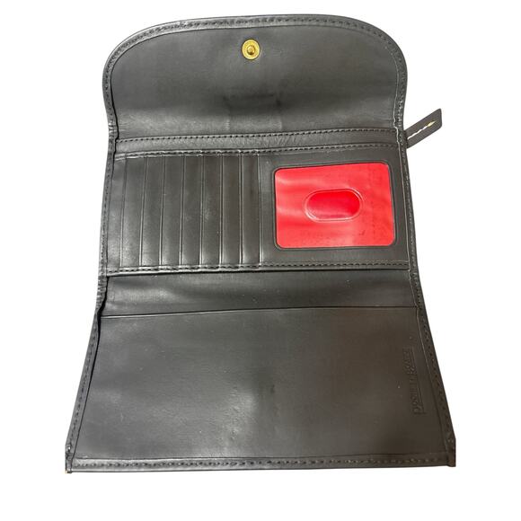 Dooney & Bourke Black Denim Wallet - Picture 4 of 7
